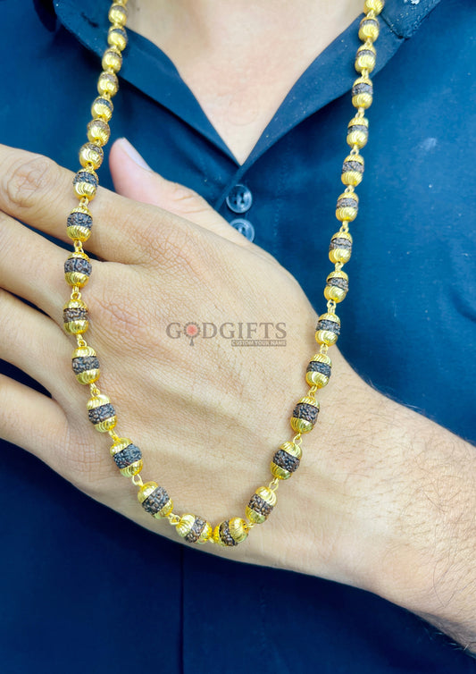 𝟓 𝐌𝐮𝐤𝐡𝐢 𝐑𝐮𝐝𝐫𝐚𝐤𝐬𝐡𝐚 𝐌𝐚𝐥𝐚 𝐰𝐢𝐭𝐡 𝐆𝐨𝐥𝐝 𝐏𝐥𝐚𝐭𝐞𝐝 𝐂𝐚𝐩𝐬