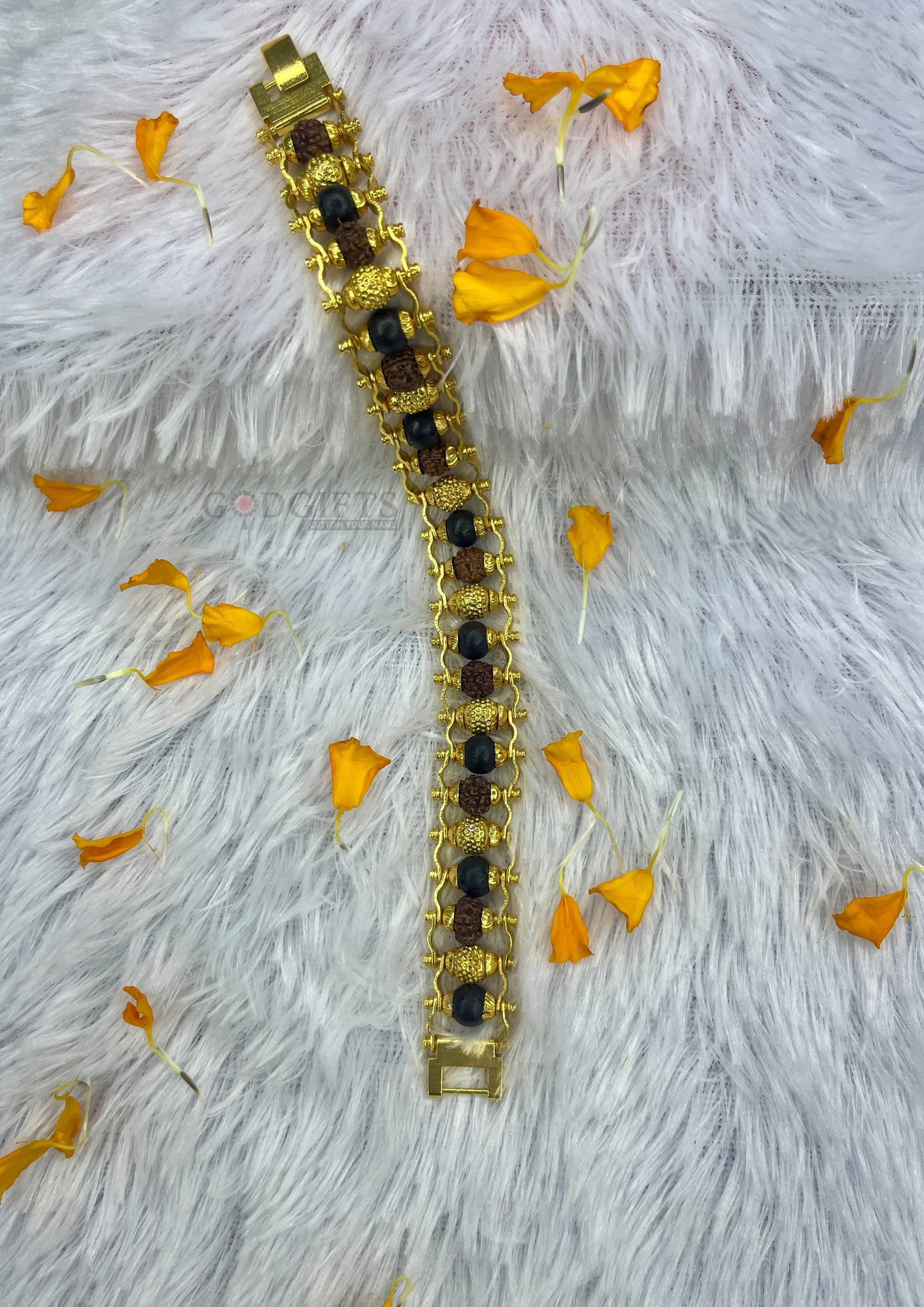 𝐒𝐩𝐢𝐫𝐢𝐭𝐮𝐚𝐥 𝐇𝐞𝐚𝐥𝐢𝐧𝐠 𝐑𝐮𝐝𝐫𝐚𝐤𝐬𝐡𝐚, 𝐊𝐚𝐫𝐮𝐧𝐠𝐚𝐥𝐢 𝐖𝐢𝐭𝐡 𝐆𝐨𝐥𝐝 𝐁𝐞𝐚𝐝𝐬 𝐌𝐞𝐭𝐚𝐥 𝐁𝐫𝐚𝐜𝐞𝐥𝐞𝐭.