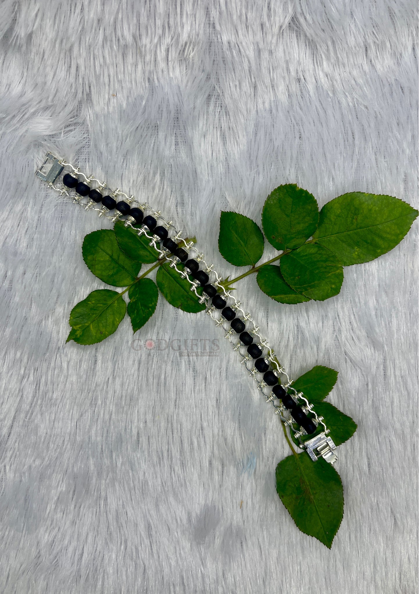 𝐍𝐚𝐭𝐮𝐫𝐚𝐥 𝐊𝐚𝐫𝐮𝐧𝐠𝐚𝐥𝐢 (𝐄𝐛𝐨𝐧𝐲 𝐖𝐨𝐨𝐝) 𝐁𝐫𝐚𝐜𝐞𝐥𝐞𝐭 𝐰𝐢𝐭𝐡 𝐒𝐢𝐥𝐯𝐞𝐫 𝐏𝐥𝐚𝐭𝐞𝐝