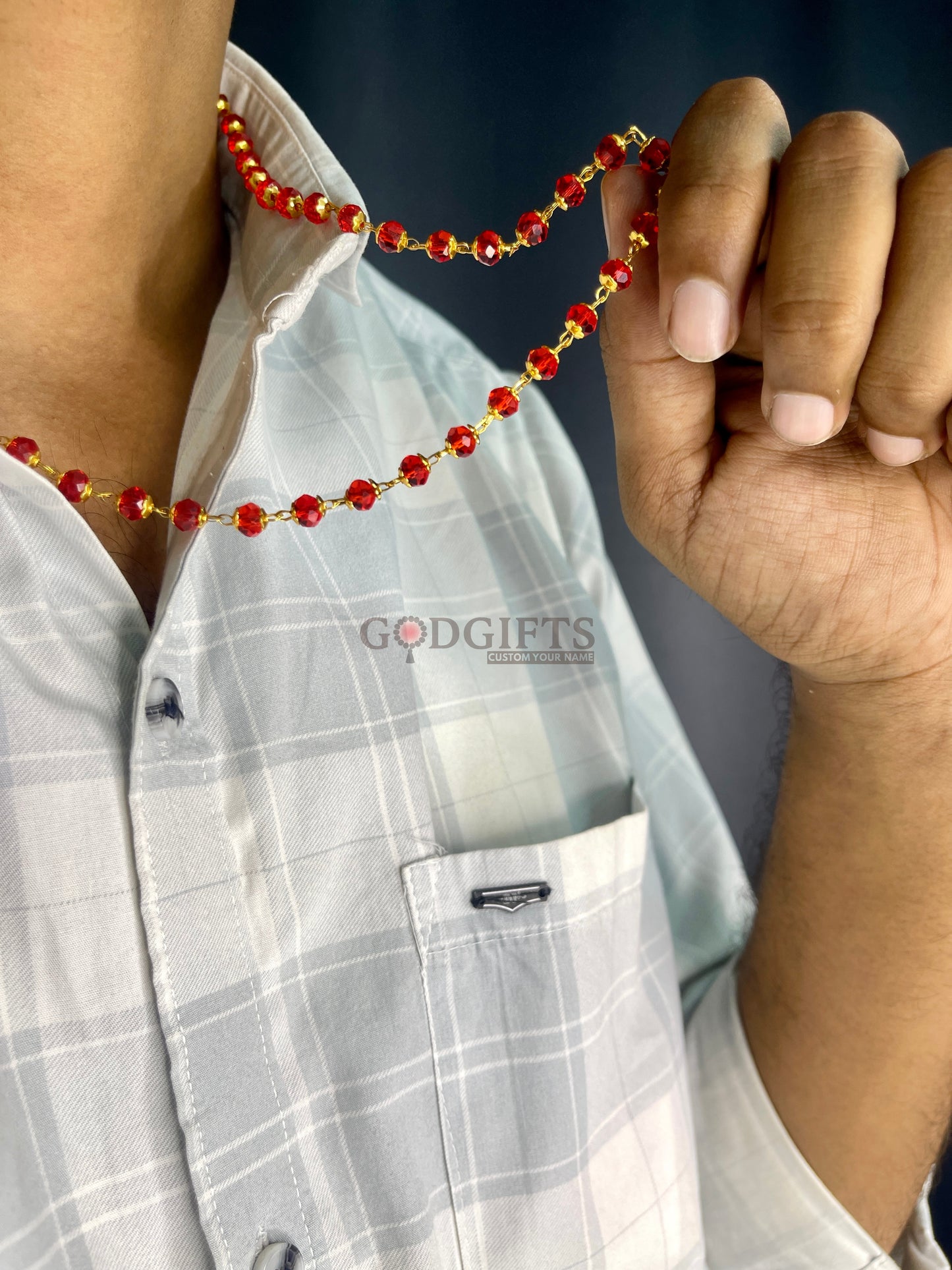 𝐏𝐫𝐞𝐦𝐢𝐮𝐦 𝐑𝐞𝐝 𝐁𝐞𝐚𝐝𝐬 𝐌𝐚𝐥𝐚 𝐰𝐢𝐭𝐡 𝐆𝐨𝐥𝐝 𝐋𝐢𝐧𝐤𝐬 𝐒𝐭𝐲𝐥𝐢𝐬𝐡 & 𝐒𝐩𝐢𝐫𝐢𝐭𝐮𝐚𝐥